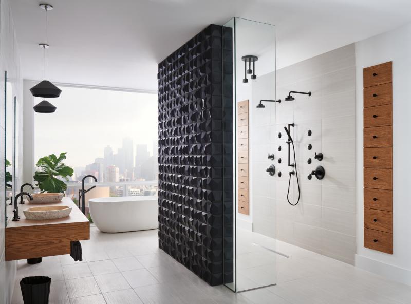 Brizo Jason Wu for Brizo Shower Components Walk In Bathroom