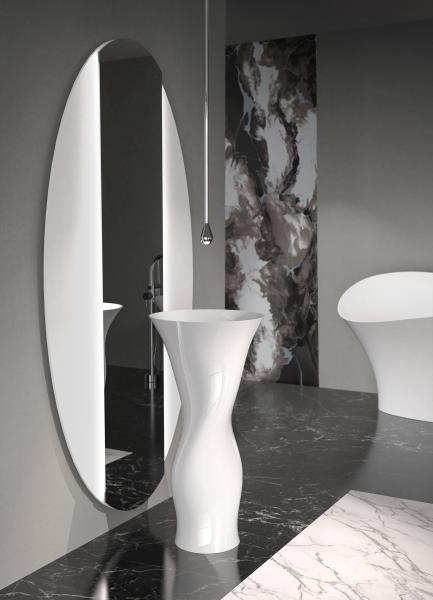 Glass Design DAME Pedestal Sink