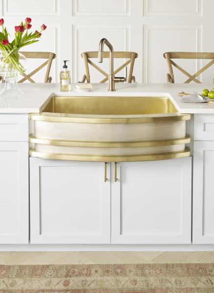 Farmhouse kitchen sink gold new product
