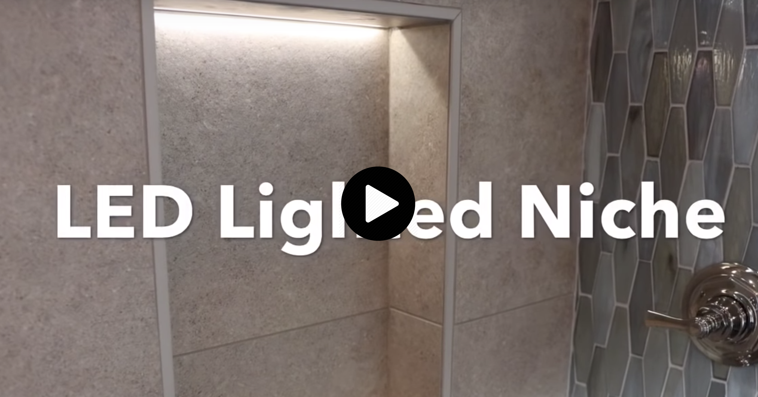 How to Make a Lighted LED Shower Niche | Residential Products Online