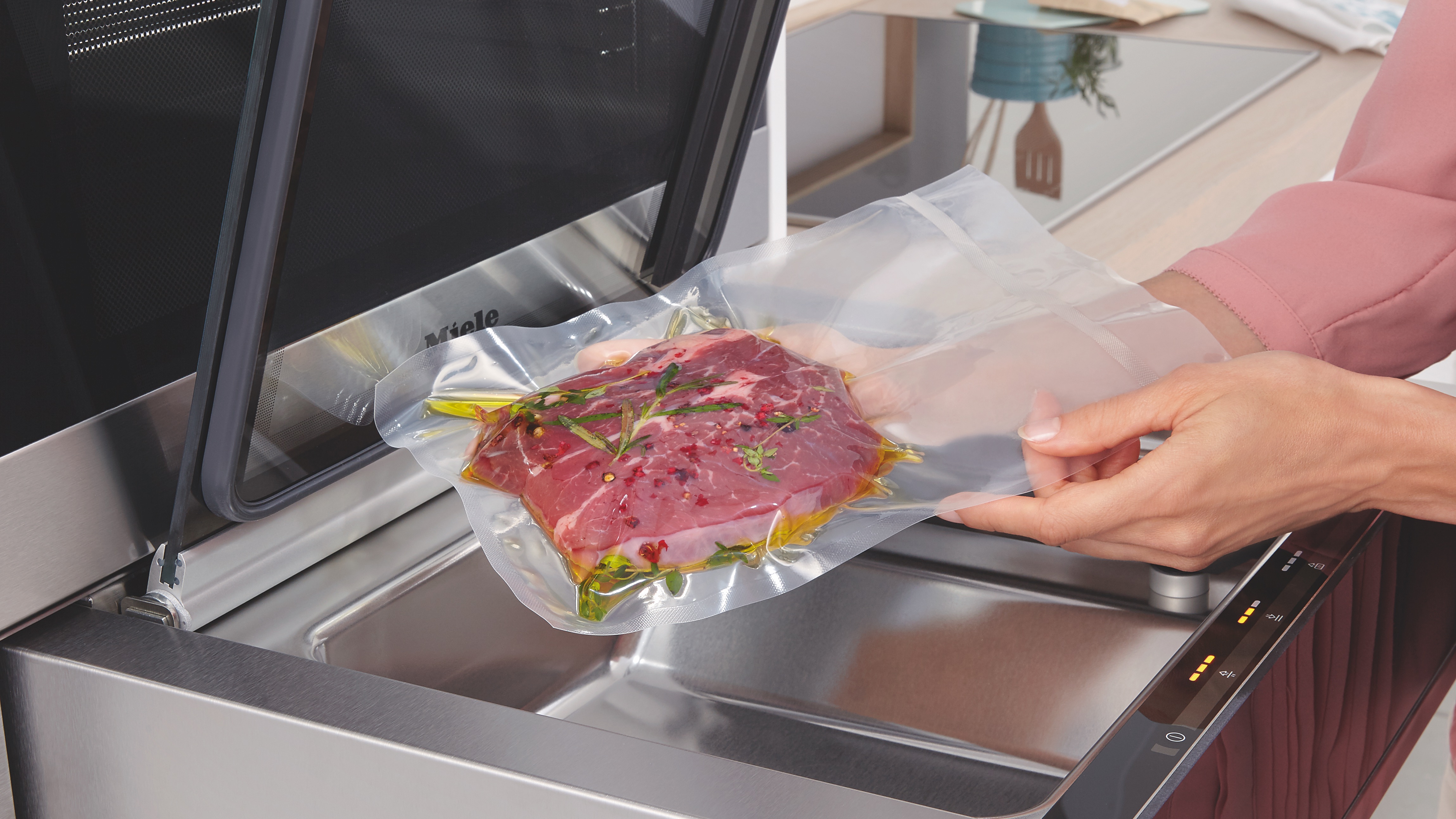 Miele Vacuum-Sealing Drawer Allows for Sous Vide Residential Products Online