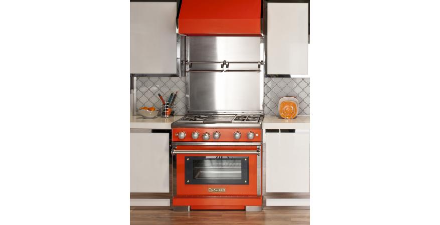 Grilling equipment manufacturer Caliber Appliances has introduced a new line of indoor professional ranges and rangetops that can be customized to client specifications.