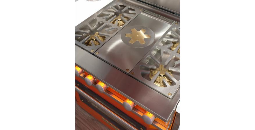 Grilling equipment manufacturer Caliber Appliances has introduced a new line of indoor professional ranges and rangetops that can be customized to client specifications.