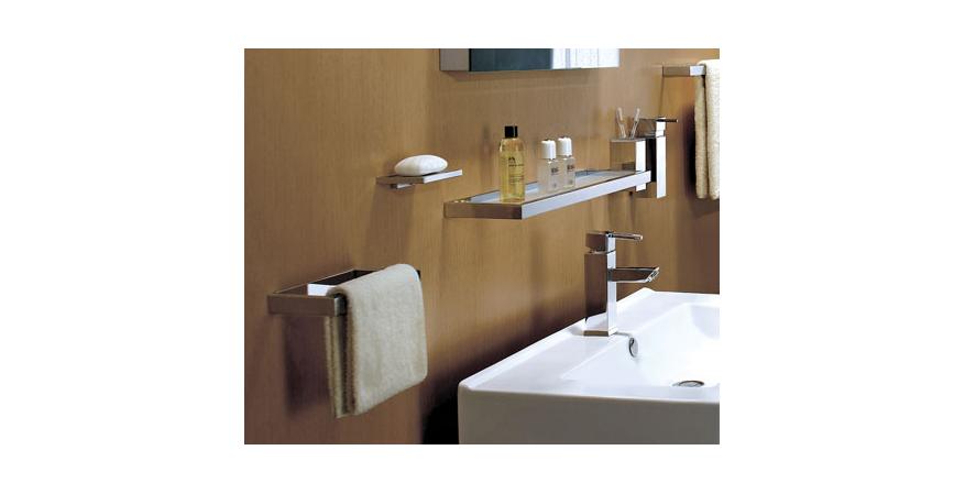 Soap shelf, soap dispenser, tumbler holder, and more
