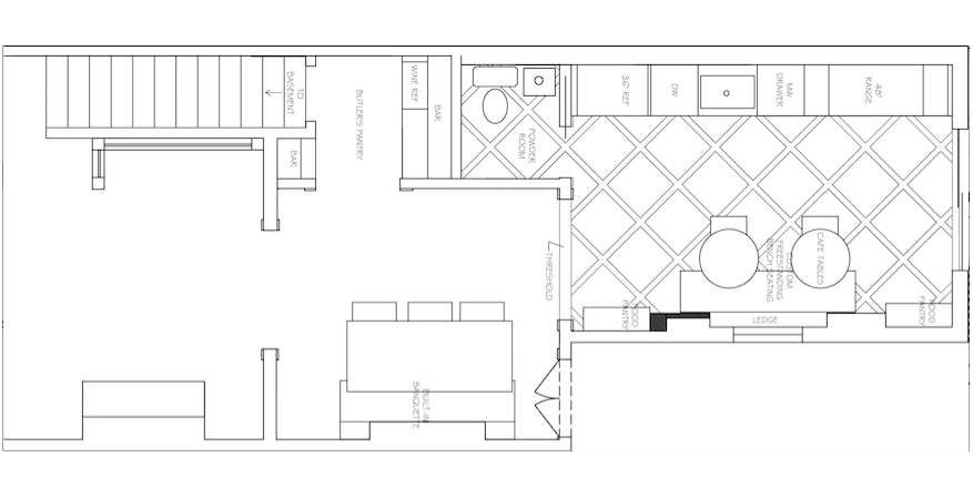 After the renovation floor plan