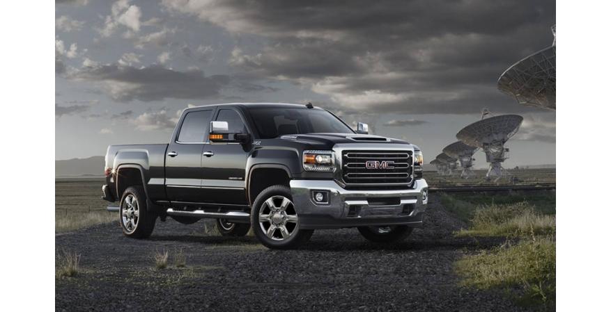 Work Trucks and Vans for 2018 showing the GMC 2018 Sierra