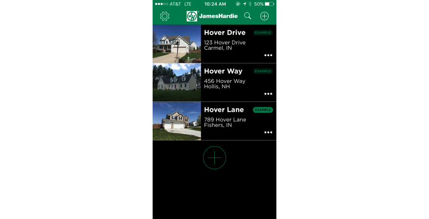 James Hardie app, allows replacement contractors and remodelers to obtain complete and accurate measurements of siding, trim, soffit, and windows using smartphone pictures.
