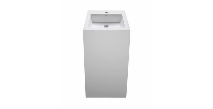 Petra pedestal MTI sinks for small bathrooms