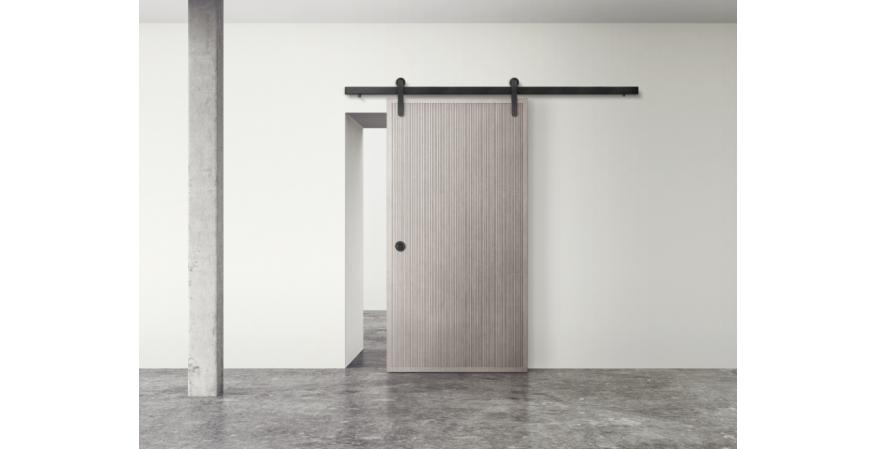 Architectural hardware manufacturer Krownlab and bamboo products maker Smith & Fong have launched a new high-end interior door system called PlybooDoor.
