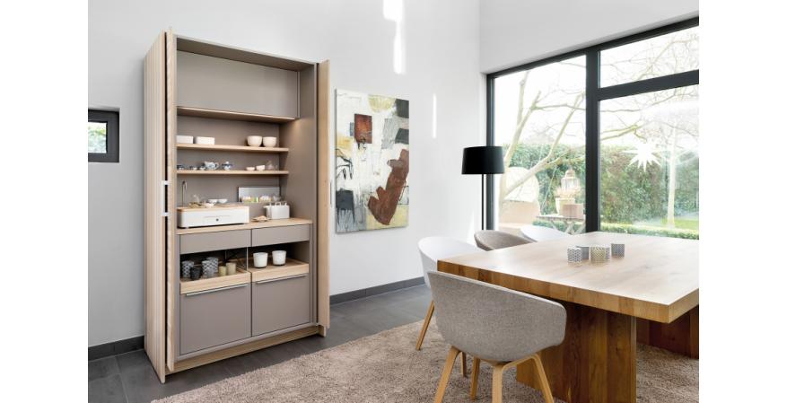 Kitchen Cabinet manufacturer Poggenpohl has introduced the +Stage system that gives homeowners the ability to create flexible storage in any part of the home.
