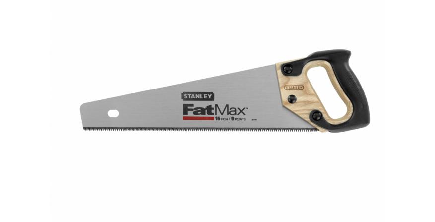 STANLEY The FatMax 15-inch handsaw features SharpTooth technology for 50 percent faster cutting versus the company’s conventional saws. The induction-hardened teeth stay sharp up to fi ve times longer than standard teeth, the manufacturer says, and the thick, ergonomically designed handle helps reduce slipping. STANLEYTOOLS.COM