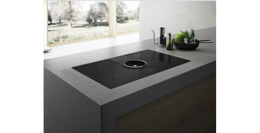 The First Induction Cooktop Equipped with Built-in Ventilation