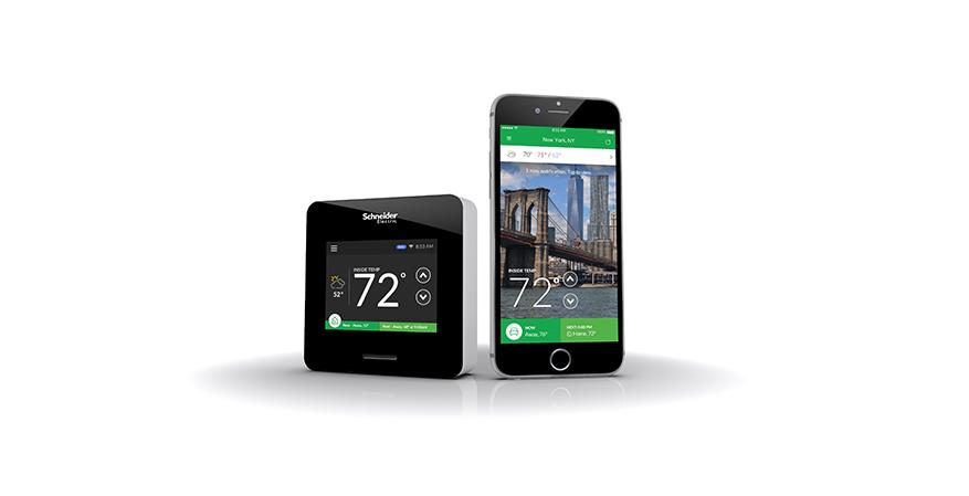Schneider Electric’s newly introduced Wiser Air Wi-Fi smart thermostat integrates an Eco IQ self-learning feature that takes the guesswork out of determining what temperature is optimal for users and instead learns and uses feedback to create a heating and cooling plan.