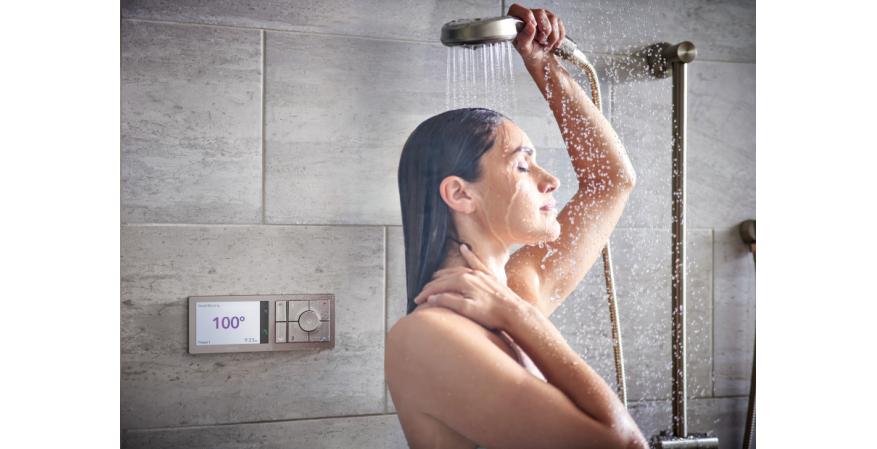Faucet and plumbing manufacturer Moen has unveiled a digital showering system with Wi-Fi and mobile connectivity that allow users to control and personalize their bathing experience in countless ways.