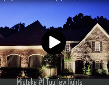 how to light landscaping