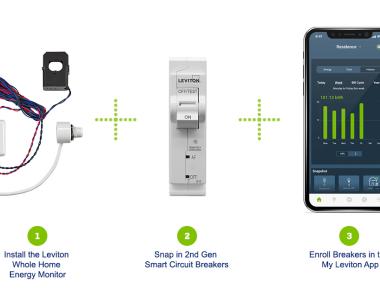 Leviton Introduces 2nd Gen Smart Circuit Breakers with On/Off Technology and Whole Home Energy Monitor 
