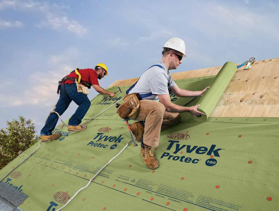 DuPont Protection Solutions has launched a new line of roofing underlayments that can be used as a secondary water barrier on steep-sloped roofs (2:12 or higher) under asphalt shingle, tile, metal, cedar, or slate.