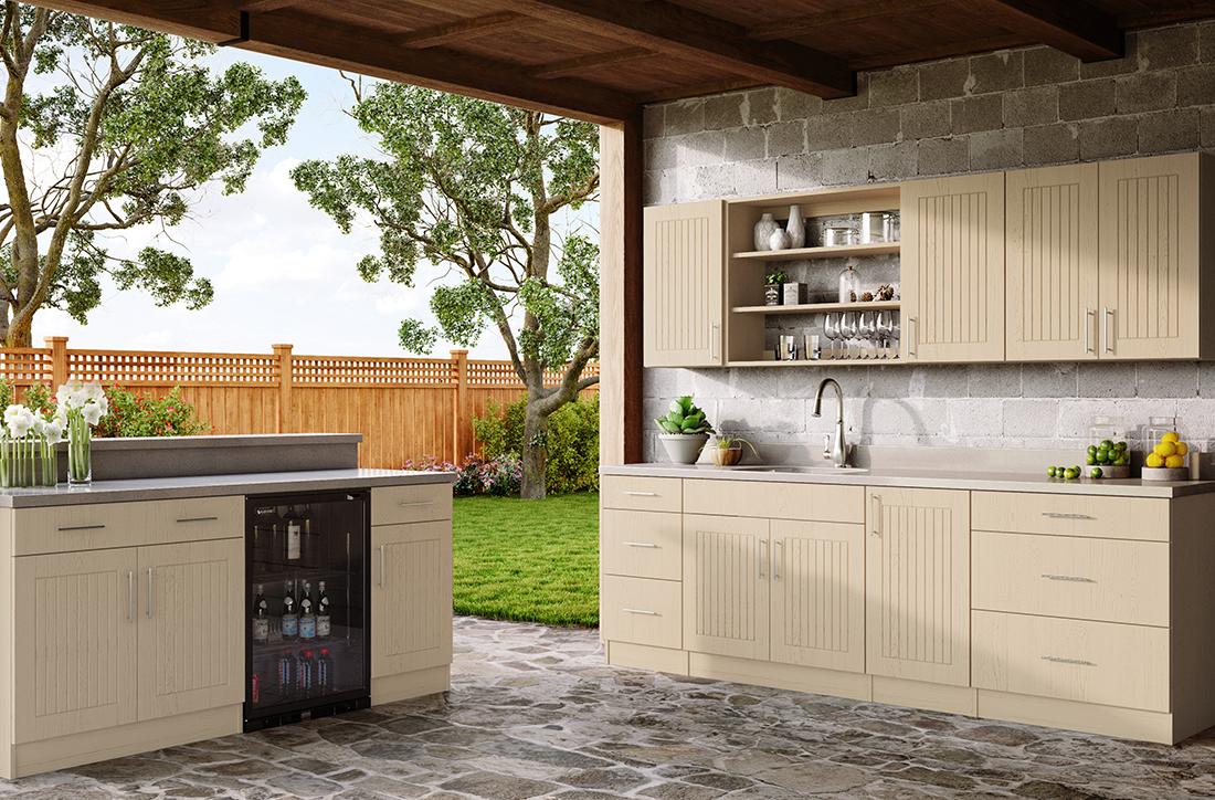Ideal Cabinets WeatherStrong Naples in RiverSand color