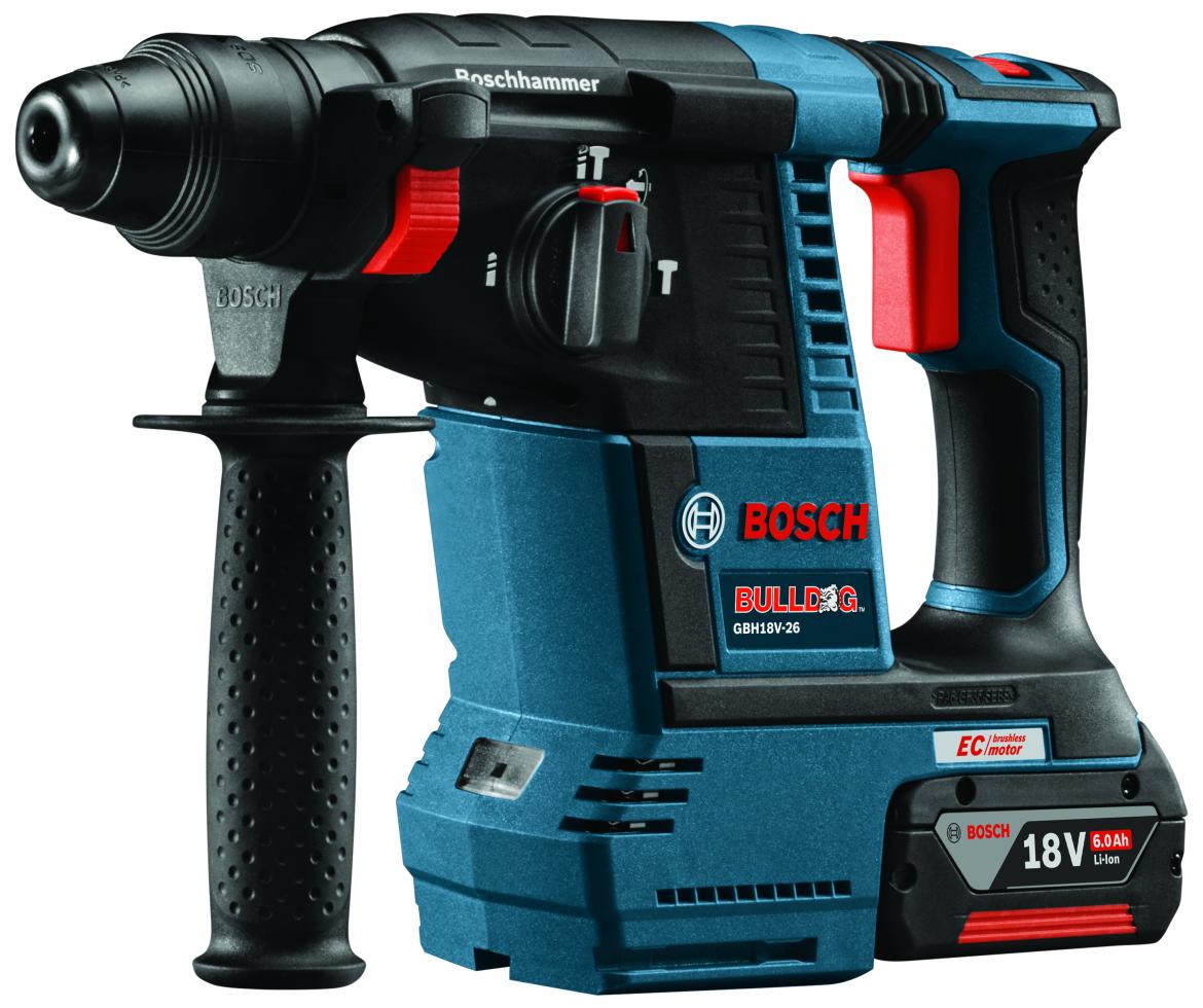 L-shaped rotary hammer from Bosch Power Tools
