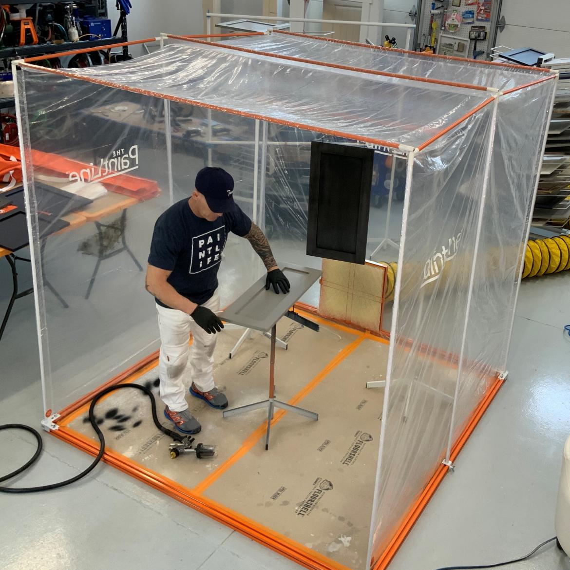 PaintLine Releases Portable Jobsite Spray Booth Aimed at Reducing