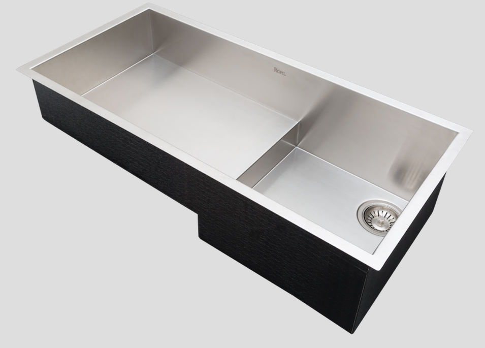 Rohl Culinario kitchen sloped sinks stainless steel