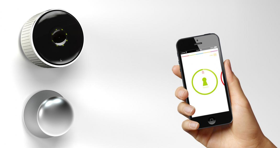 Smart lock with a smart phone