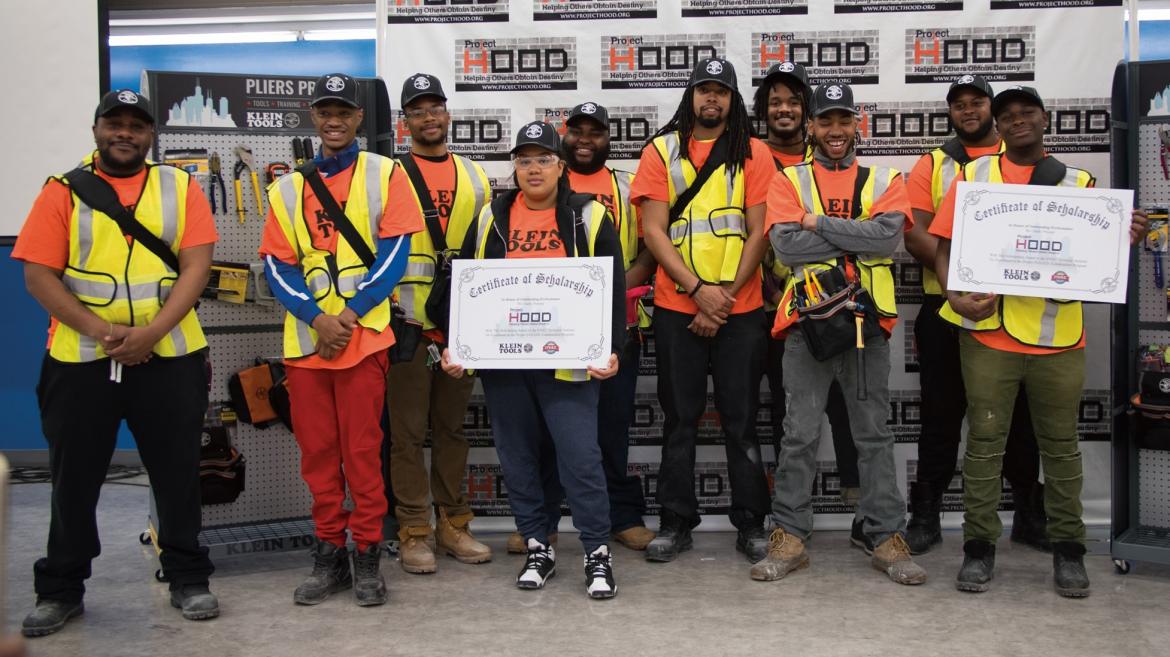 Klein Tools donation to Project Hood in Chicago
