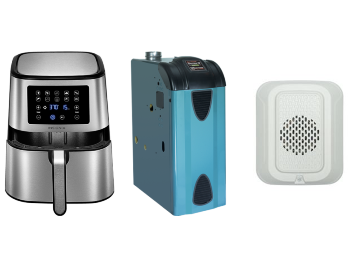 New Safety Recalls for Boiler, Fire Alarm, and Air Fryer
