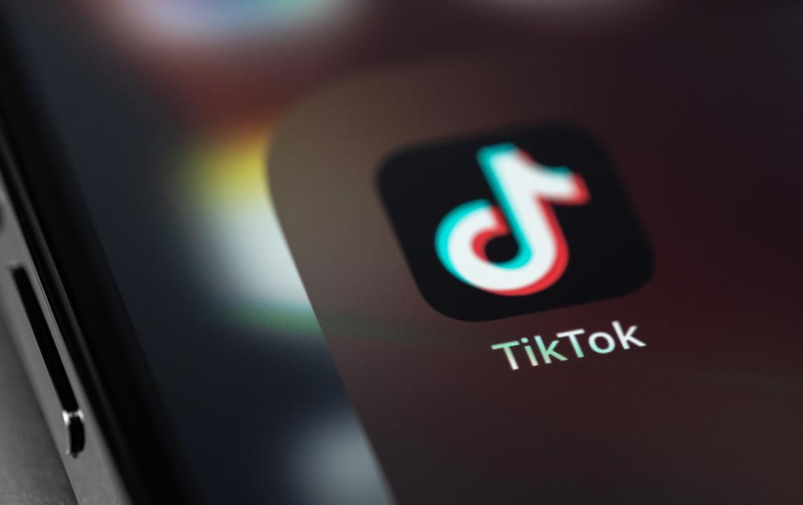 TikTok app on iPhone