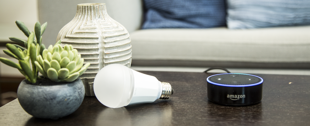 Ketra LED light bulb and Amazon Alexa