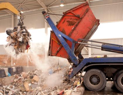 Dumping construction waste