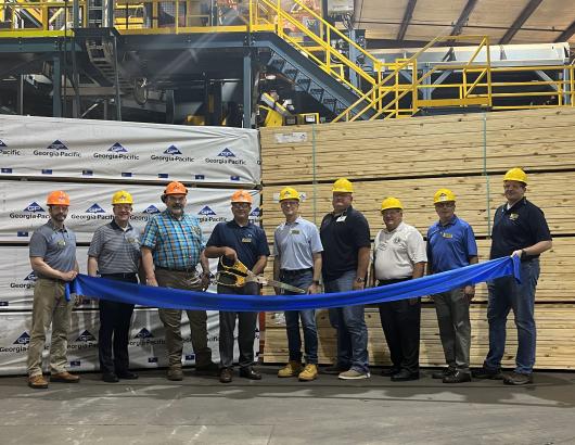 Georgia-Pacific Cuts Ribbon on Largest Sawmill in the South
