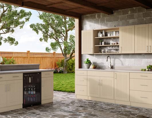 Ideal Cabinets WeatherStrong Naples in RiverSand color