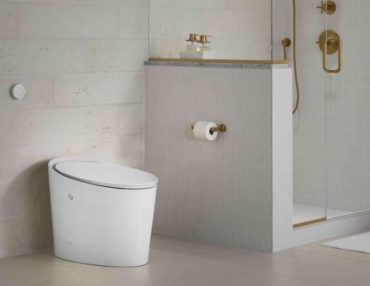 Kohler Avoir Intelligent Toilet Installed Modern Bath