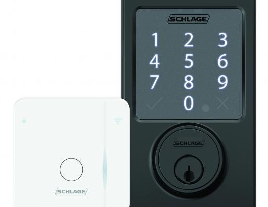 Schlage has updated its Smart Deadbolt to make it compatible with Android phones, in addition to iPhones, and has added a Wi-Fi adapter that allows any smartphone to control the lock remotely.