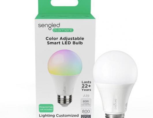 Sengled Element Color Plus A19 smart bulb packaging
