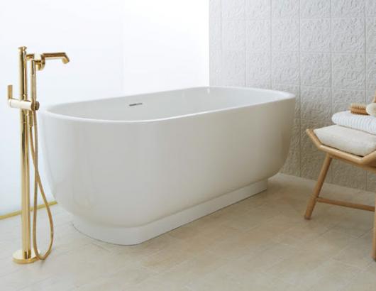 Kallista Soaking Tub with Brass faucet Bath