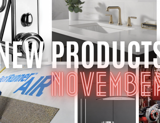 new residential building products in november