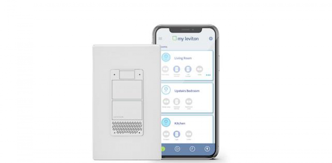 Leviton Decora Voice controlled Dimmer with cell phone app