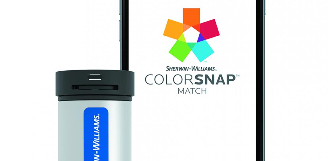 Sherwin Williams ColorSnap Match portable color matching iPhone Device