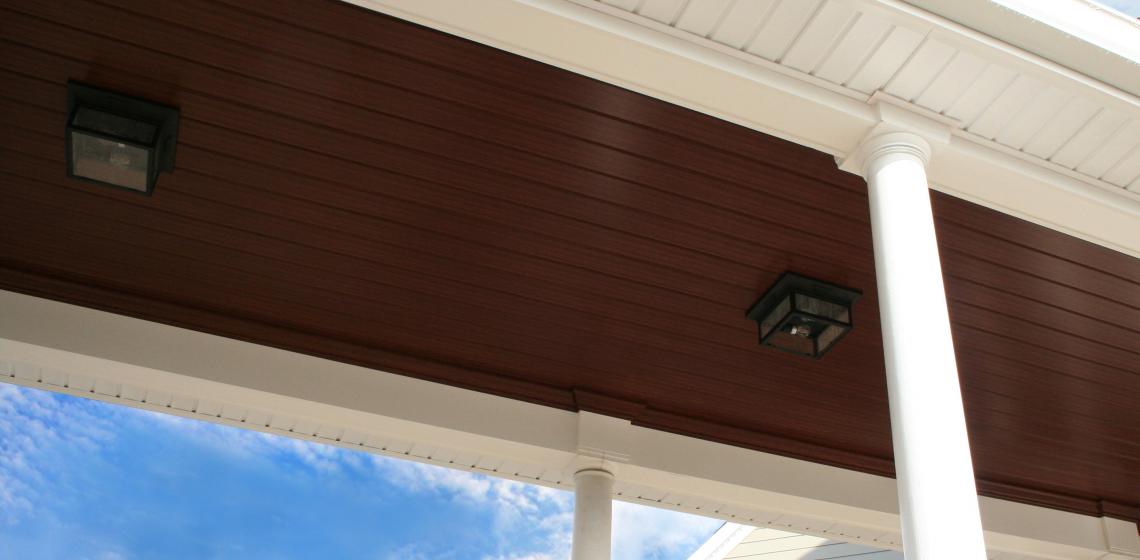 Cellular PVC trim manufacturer Versatex has introduced a new tongue-and-groove ceiling product that offers a rich look of hardwood.