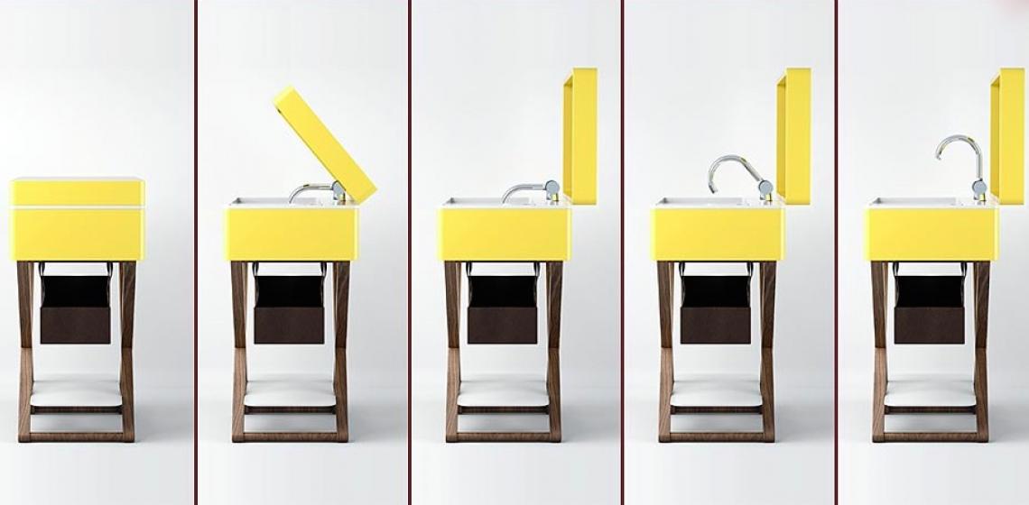  Aquatica MyBag Furniture Vanities yellow