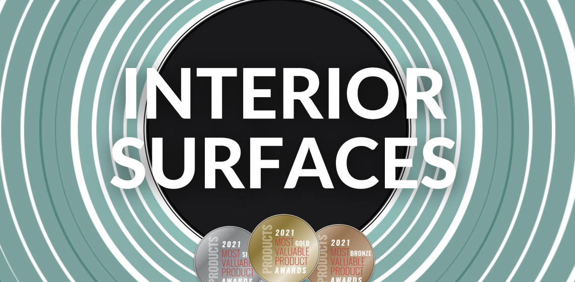 MVP 2021 Awards for interior surfaces residential construction products