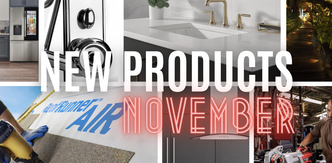 new residential building products in november