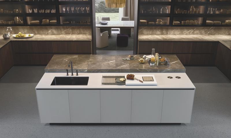 Poliform Alea Plus custom kitchen cabinet concept system 2