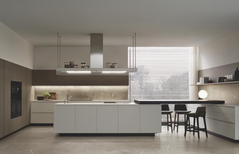 Poliform Alea Plus custom kitchen cabinet concept system 3