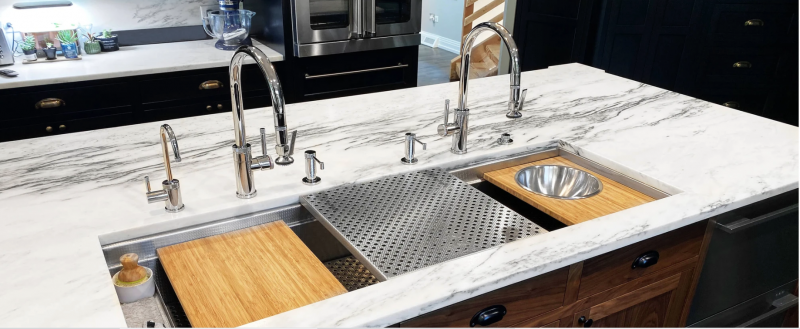 Havens Luxury Metals Eclipse Dual tier Sink