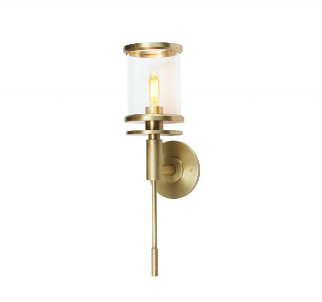 SA Baxter Sconce 2503 BURNISHED BRASS SILHOUETTE