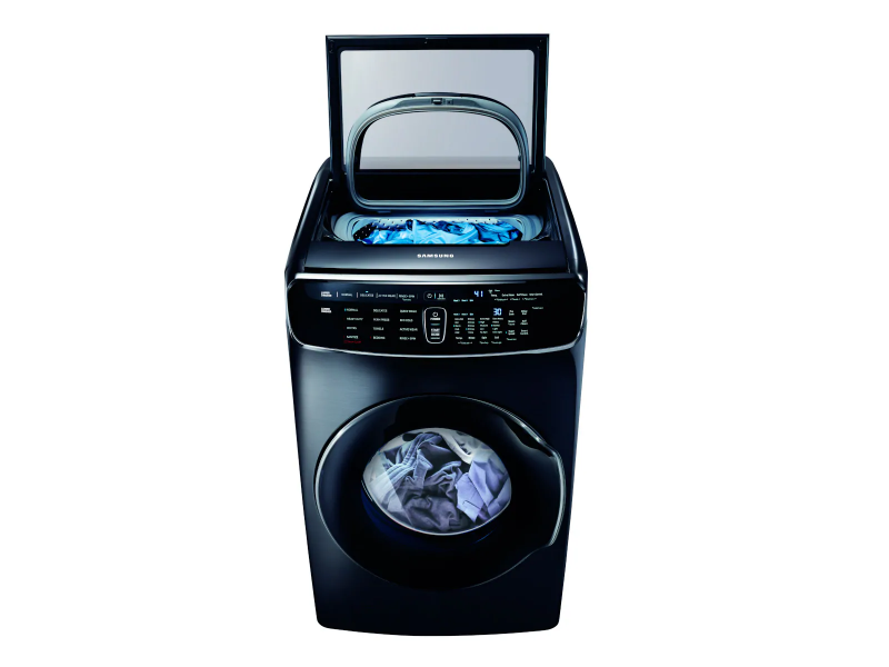 Samsung Front Load Dual Washer Open