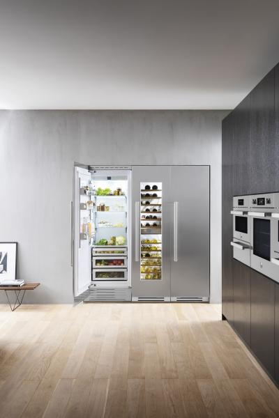 Food beverage fridge freezer wine cabinet